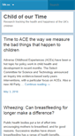 Mobile Screenshot of childofourtimeblog.org.uk